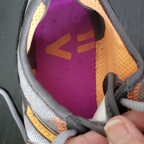 New Balance Minimus Vibram sz.9. Pre-owned Gray & Purple Made in USA - Picture 3 of 11